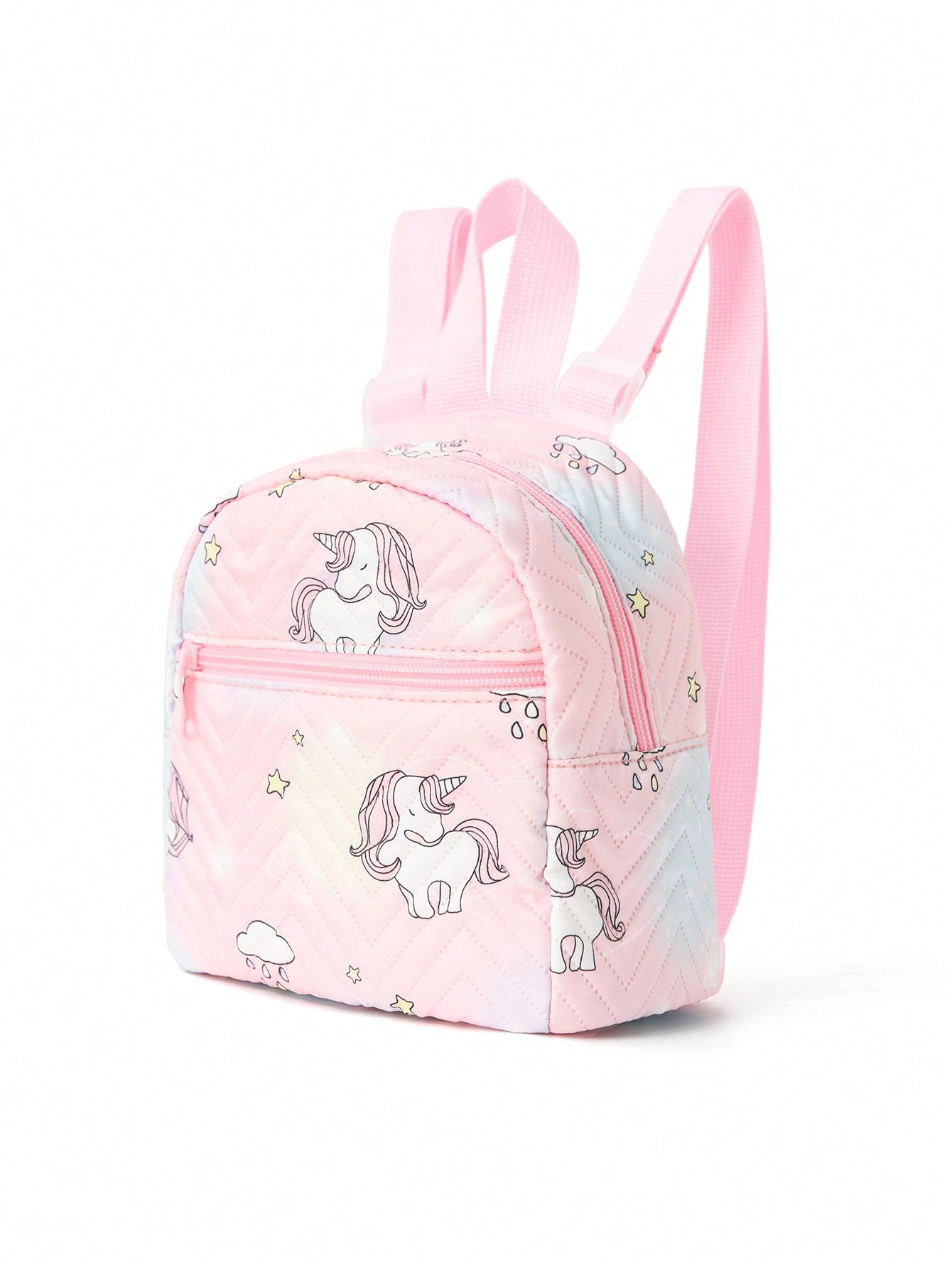 Foreign Trade Cross-border Hot-selling Backpack Women's Rainbow Multicolor PU Quilted Mini Backpack Fashion Casual High-end Sense Schoolbag