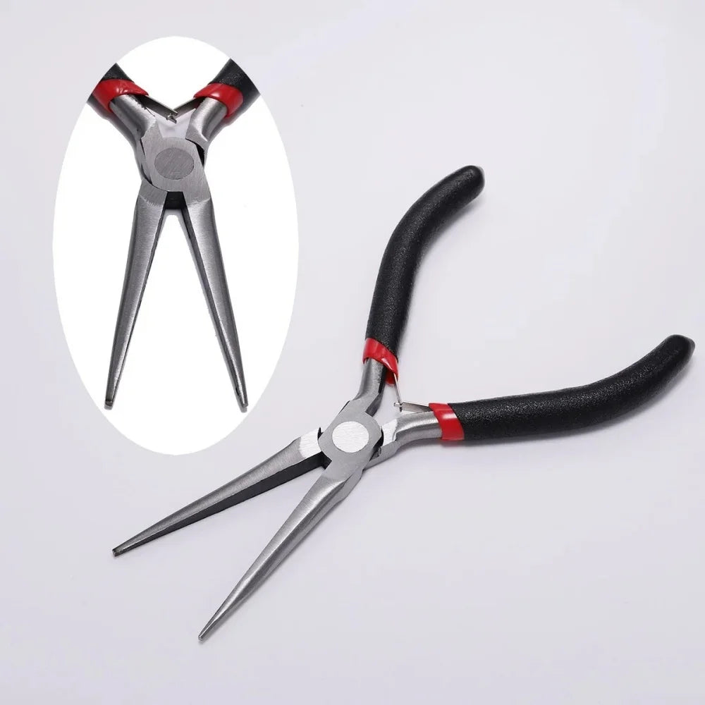 Professional Long Nose Plier Jewelry Pliers Tools Equipment Long Needle Round Nose Cutting Wire Pliers Repairing Handmade Tools