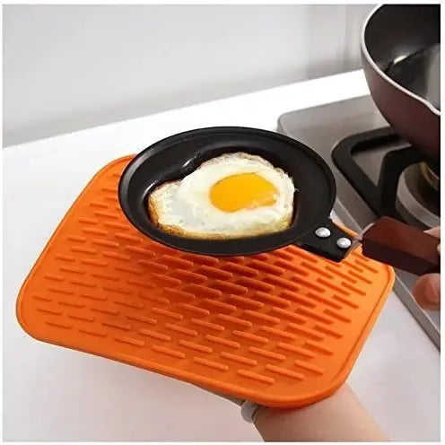 Durable Flexible Silicone Pot Holder Tableware Pad Coasters Pot Holder Non Slip Heat Resistant Hot Pad Tableware Insulation Pad